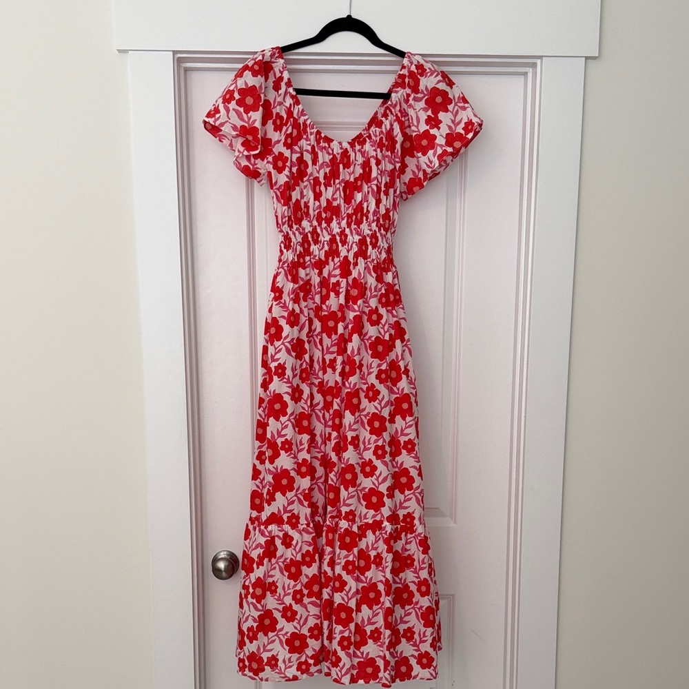Pink City Prints Geranium Dress